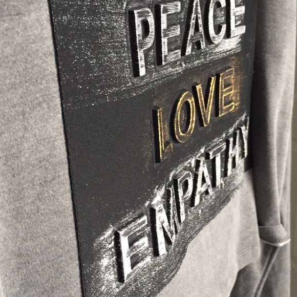 Peace Love Empathy Crop Top - Picture 5 of 6